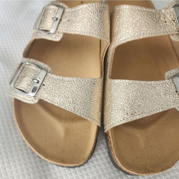 DUCCELLI Made in Italy Jaimee leather comfort lagenlook buckle Sandals - Picture 3 of 8